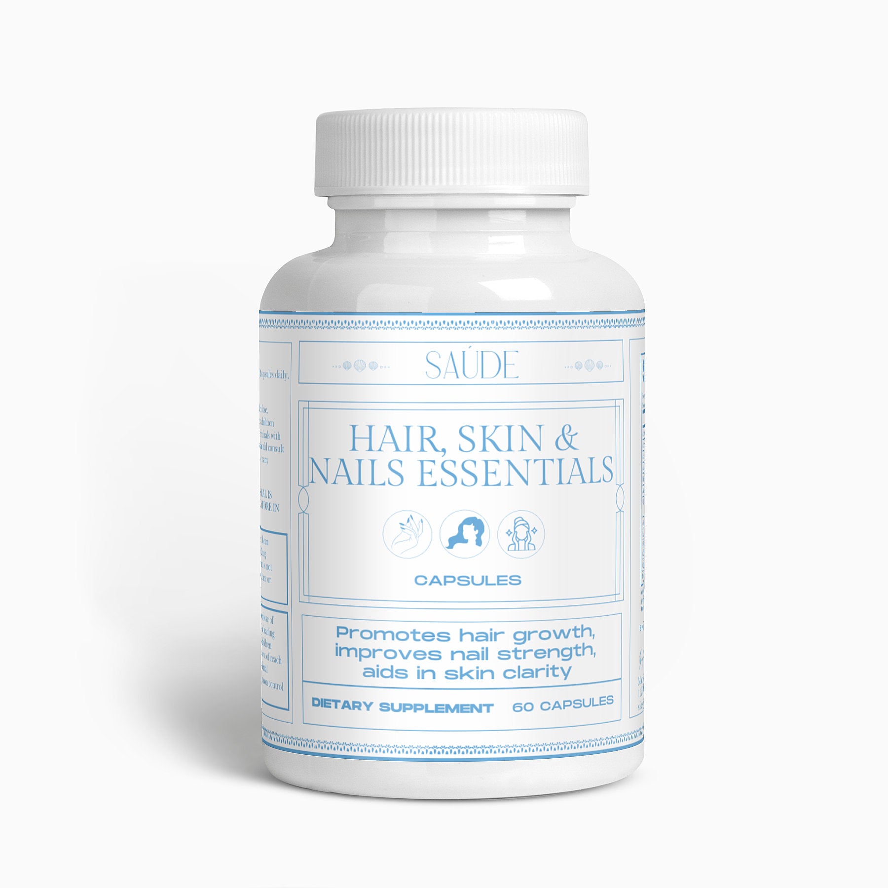 Saude hair skin and nails supplement capsule
