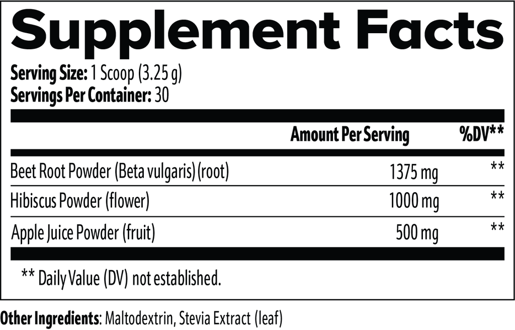 Beetroot Blood Flow Powder